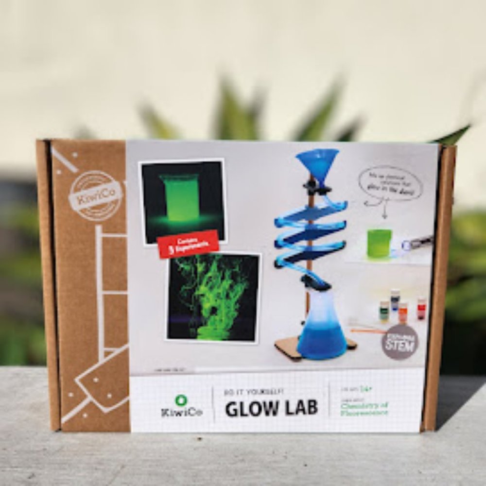 NEW Glow Lab KiwiCo. Kiwi Co. Crate Science Experiment Craft Kit UV Light EASTER